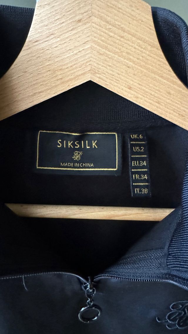 Felpa nera Silsilk 34