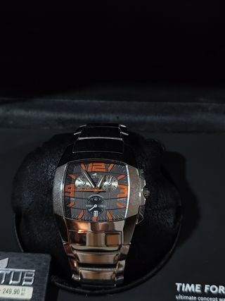 Reloj de marca Lotus acero nuevo. Sin estrenar 