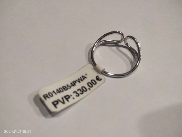 Anello Oro Giallo 18 Carati  con diamante 0,02 ct