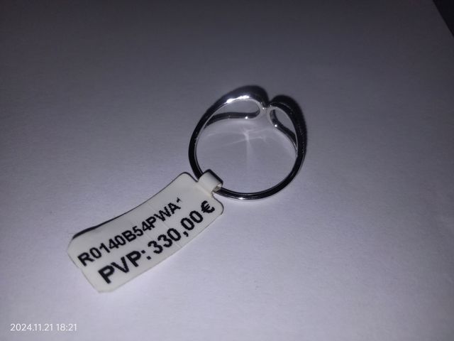 Anello Oro Giallo 18 Carati  con diamante 0,02 ct