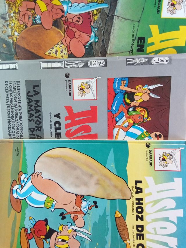 LOTE ASTERIX 3 COMIC TEBEO GOSCINNY UDERZO