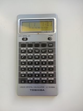 Calculadora Toshiba Vintage