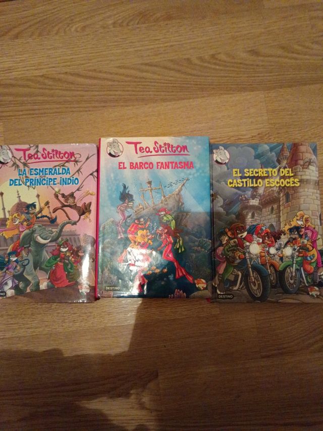 Lote 3 libros Jerónimo Stilton