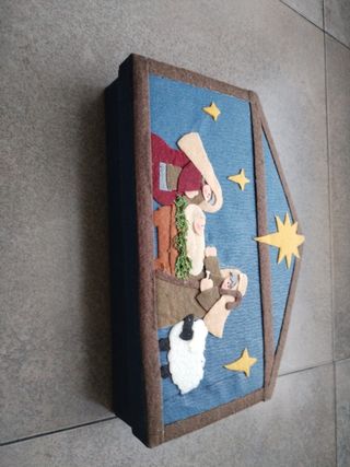 Portal de Belén navideño transportable