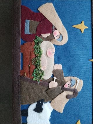 Portal de Belén navideño transportable