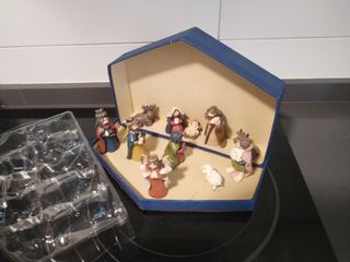 Portal de Belén navideño transportable