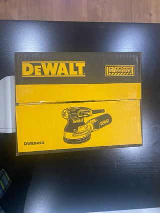 Lijadora rotorbital DEWALT 280w 125mm 