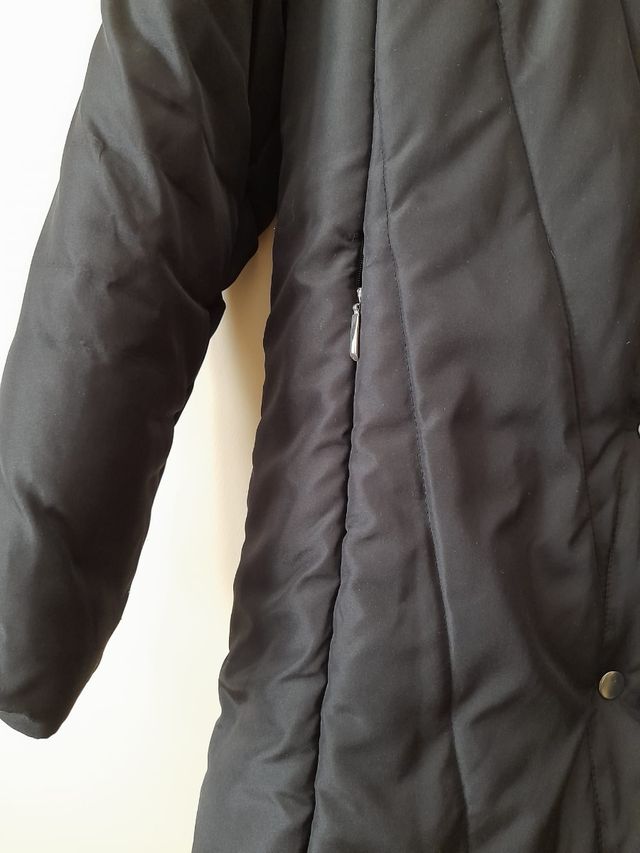 Silmar black basic vintage coat (TG.L)