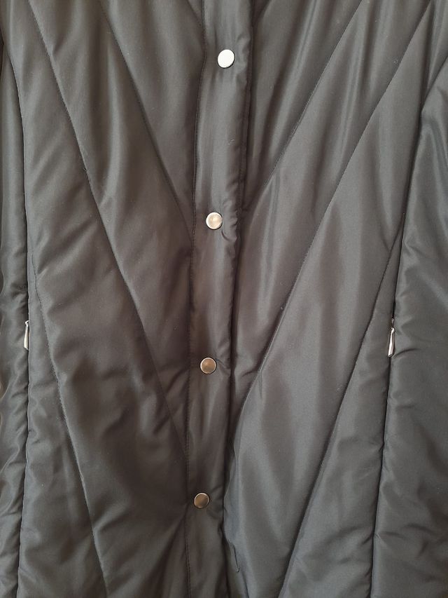 Silmar black basic vintage coat (TG.L)