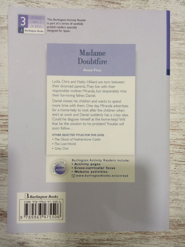 MADAME DOUBTFIRE 3§ESO BAR