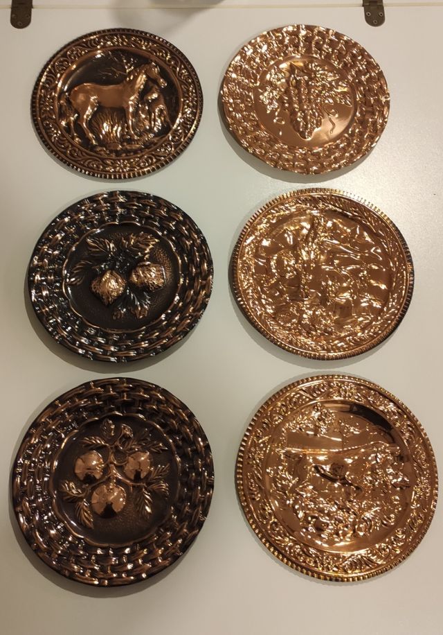 Set piatti da parete per arredamento