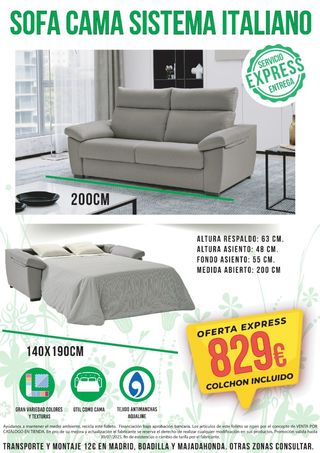  SOFAS Y SOFAS CAMA.  Liquidaciones
