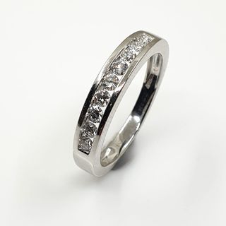 ALIANZA ORO 18K Y BRILLANTES 0.36 CT