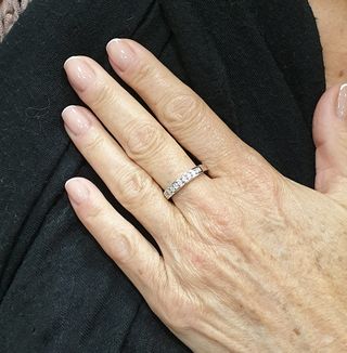 ALIANZA ORO 18K Y BRILLANTES 0.36 CT