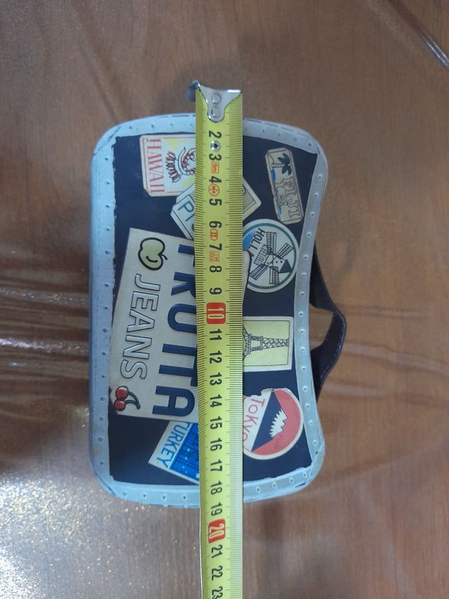 Cassettina portatutto/salvadanaio di latta Frutta