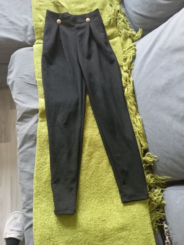 Pantalón negro elástico