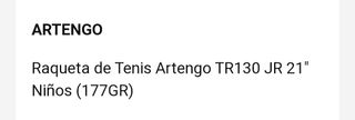 Raqueta tenis niñ@