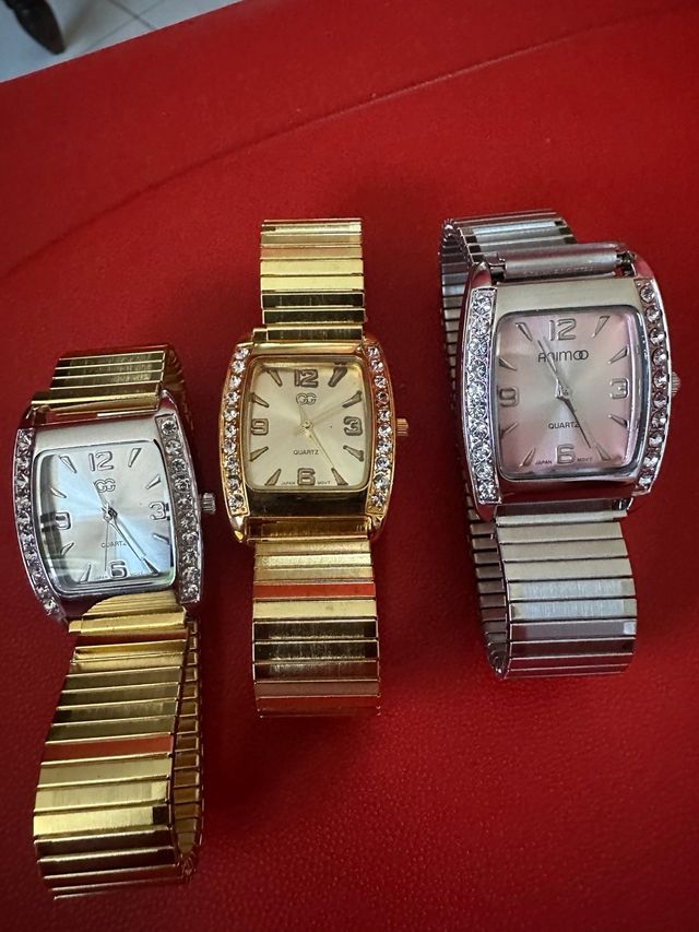Relojes 3 piezas por 15