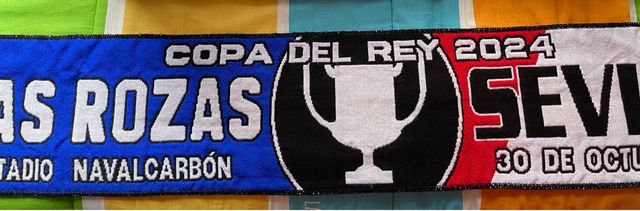 Bufanda futbol copa del Rey 2024