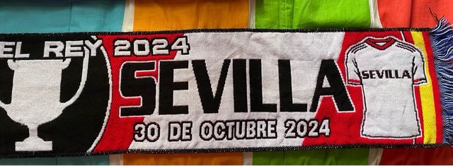 Bufanda futbol copa del Rey 2024