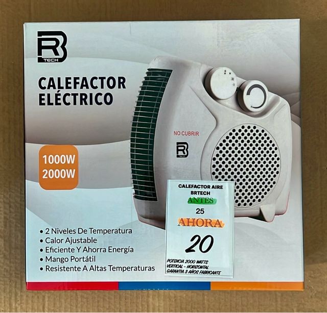 Calefactor horizontal y vertical btech