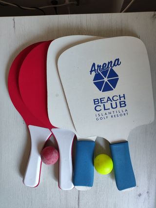 Pack 2 juegos de palas de playa