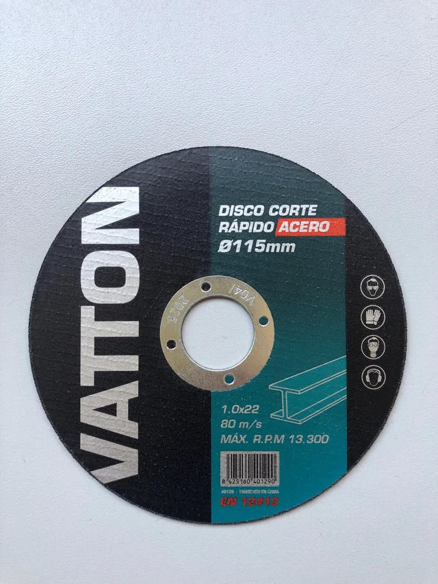 Caja discos 115mm hierro