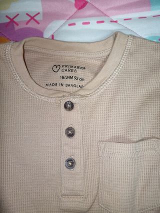 Camisetas 18/24 meses, nuevas 