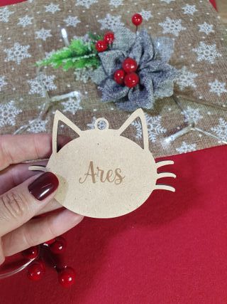 Adorno navideño de mascota. Personalizado