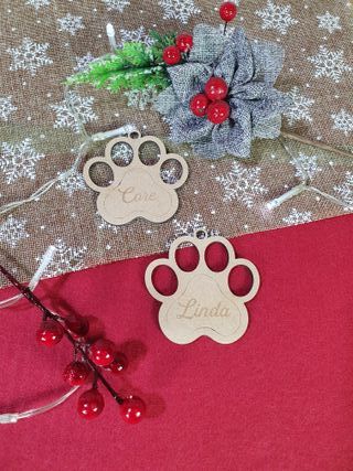 Adorno navideño de mascota. Personalizado