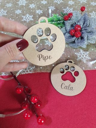 Adorno navideño de mascota. Personalizado