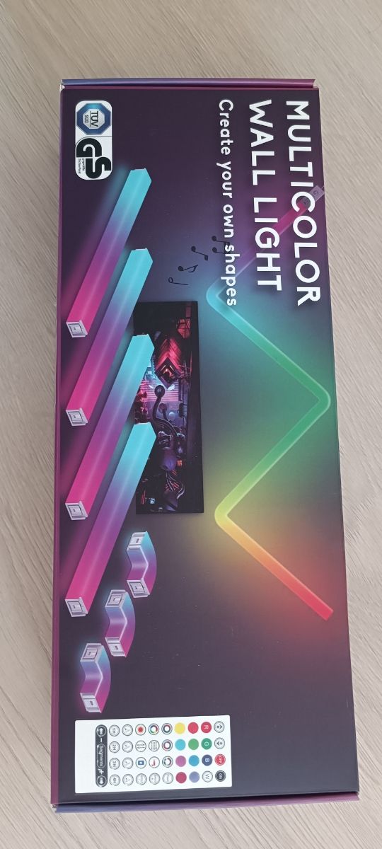 Luz de pared multicolor Gaming