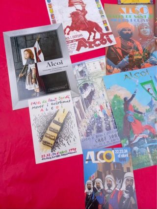 Postales fiestas Alcoy