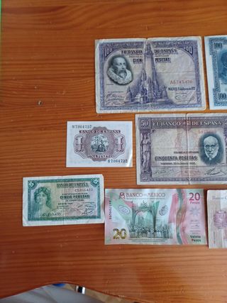 Billetes antiguos