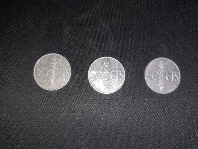 MONEDA 50 CÉNTIMOS ESPAÑA 1966 