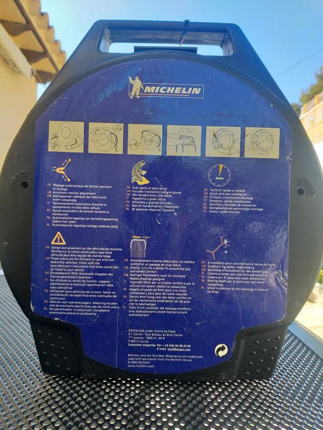 Cadenas de nieve MICHELIN. 2MX, nº 12. ¡Nuevo!