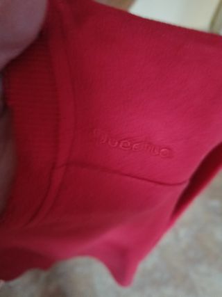 Suéter hombre fibra polar rojo