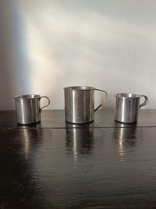 3 Canecas/Púcaros de inox