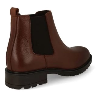 BOTINES CONFORT MUJER DE PIEL CON ELASTICOS