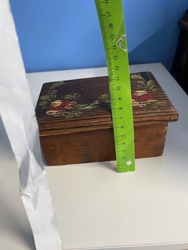 Scatola di legno anni 70