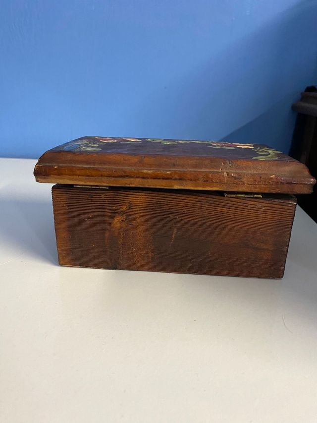 Scatola di legno anni 70