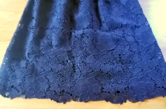 vestido nuevo, guipur , Pedro del Hierro, talla 38