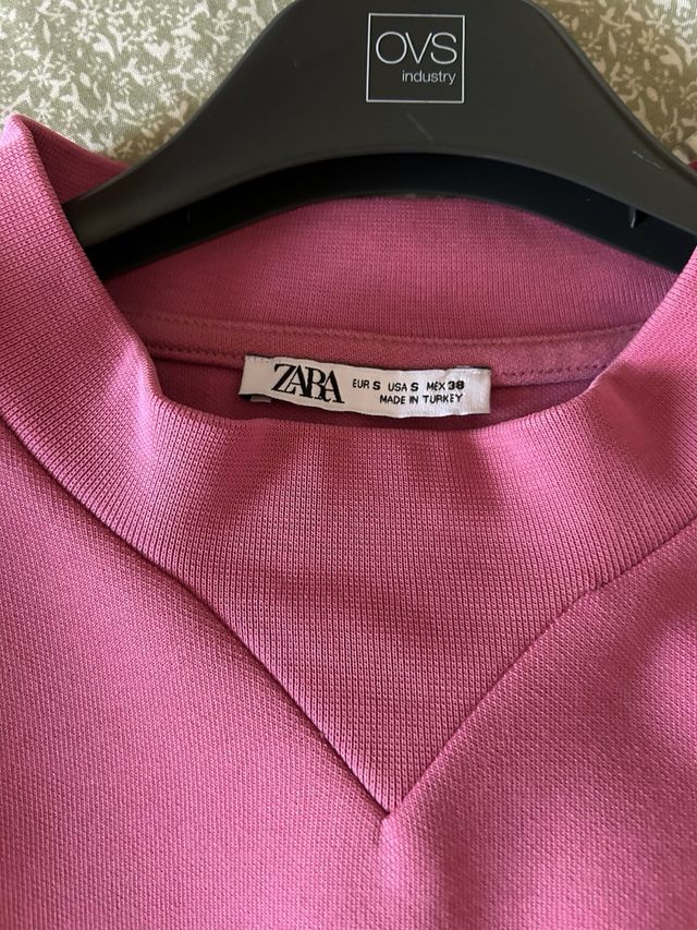 Zara - Felpa rosa unisex 