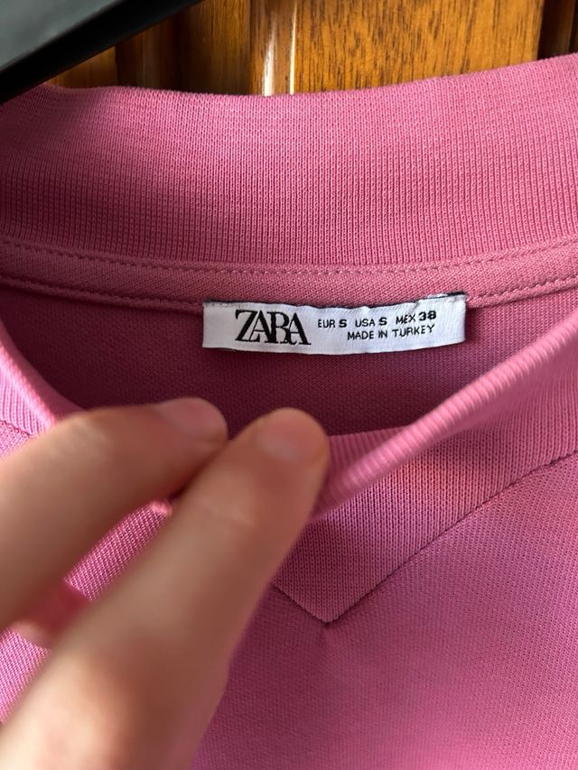 Zara - Felpa rosa unisex 