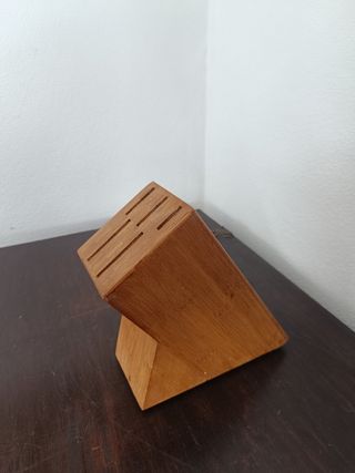 Porta facas em madeira