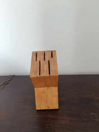 Porta facas em madeira