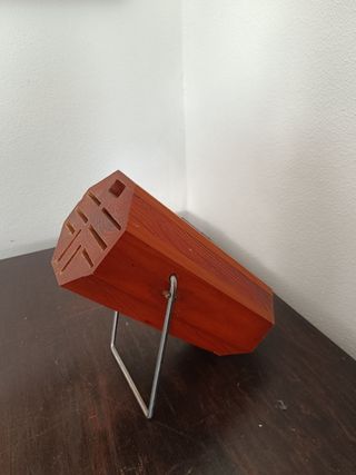 Porta facas em madeira