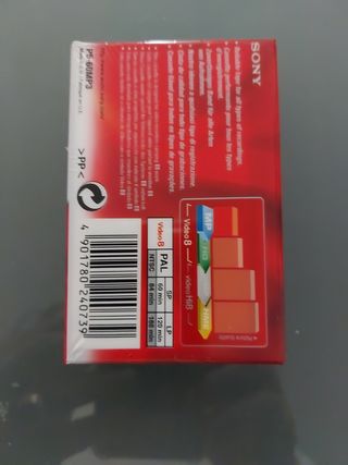 SONY cinta video 8 mm