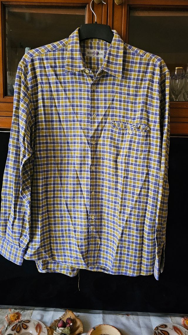 Camicia cotone manica lunga uomo