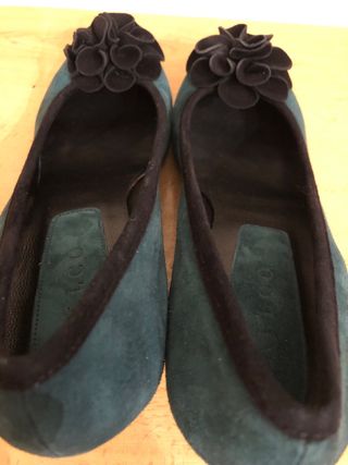 BALLCO - zapatos bailarinas mini tacon 38,5